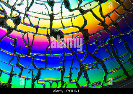 corrupted and lost data from archival back up system dvd or cd ruined failed information storage error retrievable information Stock Photo