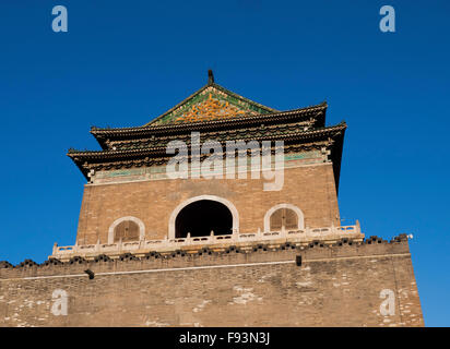 Belltower Zhonglou, Beijing, China, Asia Stock Photo