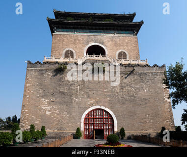 Belltower Zhonglou, Beijing, China, Asia Stock Photo