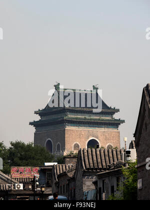 Belltower Zhonglou, Beijing, China, Asia Stock Photo