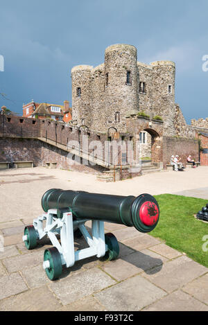 Rye Castle also known as Ypres Tower at Rye, East Sussex. Stock Photo