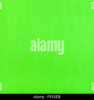 square background from green colored sheet of paper Stock Photo