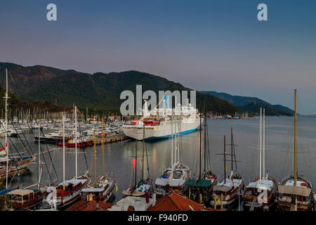 Thomson Spirit Cruise Ship, Marmaris, Mugla Province, Turkey Stock Photo