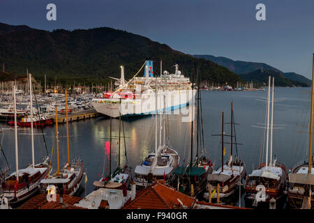 Thomson Spirit Cruise Ship, Marmaris, Mugla Province, Turkey Stock Photo