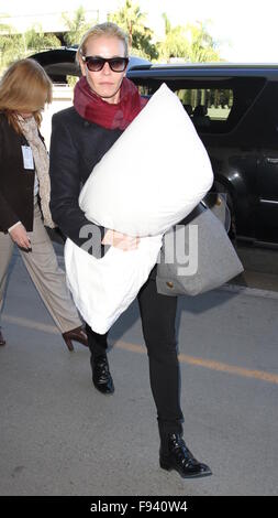 Chelsea Handler departs from Los Angeles International Airport  Featuring: Chelsea Handler Where: Los Angeles, California, United States When: 12 Nov 2015 Stock Photo