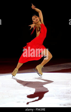 Barcelona, Spain. 13th Dec, 2015. Miki Ando of Japan performs during an exhibiton gala at the ISU Grand Prix of Figure Skating Final 2015 in Barcelona, Spain, Dec. 13, 2015. © Pau Barrena/Xinhua/Alamy Live News Stock Photo