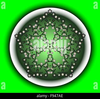 Abstract dark pattern Stock Vector