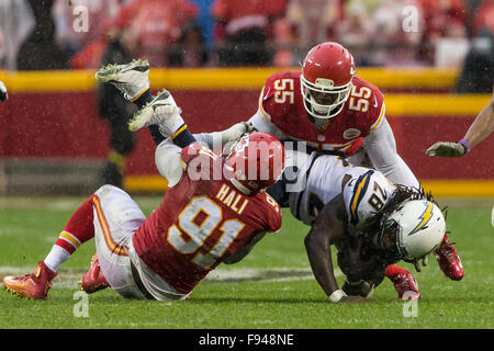 Kansas City Chiefs linebacker Melvin Ingram during the first half of the NFL  AFC Championship football game against the Cincinnati Bengals, Sunday, Jan.  30, 2022 in Kansas City, Mo.. (AP Photos/Reed Hoffmann