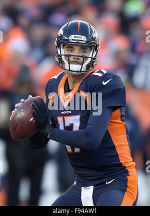 Denver, Colorado, USA. 13th Dec, 2015. Broncos QB BROCK OSWEILER ...