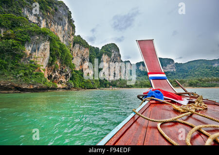 Tonsai Bay (near West Railay beach). Krabi Province, Thailand. Stock Photo