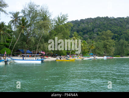 Monkey Beach In Nan National Park, Penang Island, George Town, Malaysia Stock Photo