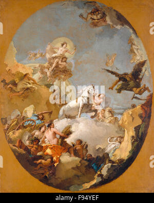 Giovanni Battista Tiepolo - The Chariot of Aurora Stock Photo