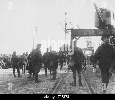 British Front, Belgium, 1914 Stock Photo, Royalty Free Image: 91709585 ...