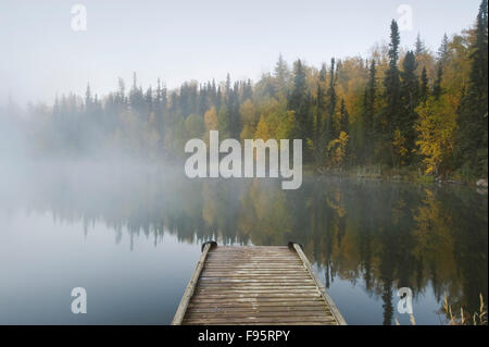 autumn, Dickens Lake, Northern  Saskatchewan, Canada Stock Photo