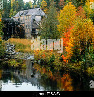 Sawmill, Kings Landing Historical Settlement, Saint John River, New Brunswick, Canada Stock Photo