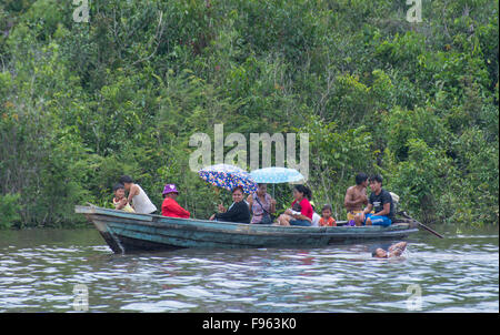 Riverside activities, Iquitos, the largest city in the Peruvian rainforest and the fifthlargest city of Peru Stock Photo