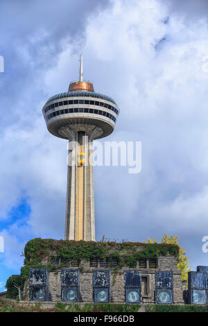 The Skylon Tower in Niagara Falls, Ontario, Canada Stock Photo