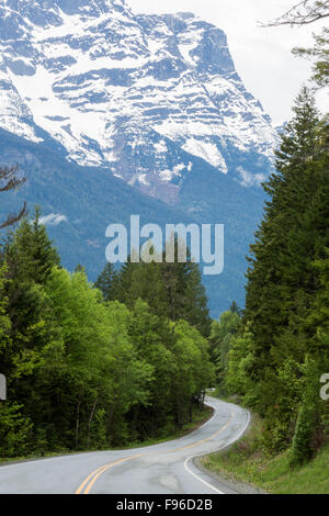 British Columbia, Canada, Highway 20, Bella Coola Valley Stock Photo ...