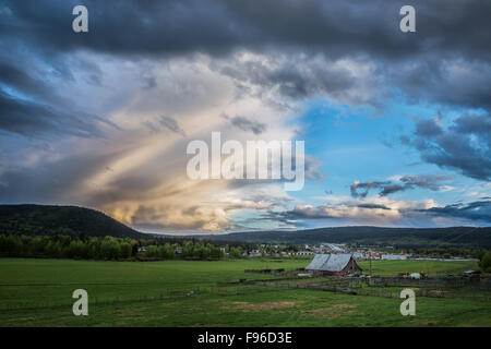 British Columbia, Canada, 100 Mile Ranch, 100 Mile House,  Cariboo region, Stock Photo