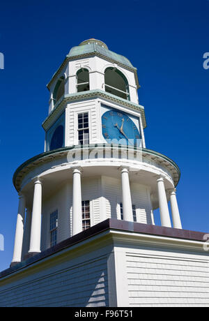 Detail of the upper threetiered section of the Citadel Clock Tower (commonly referred to as the Town Clock) on east slope of Stock Photo