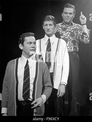 Das Medium Terzett, bestehend aus Helmut Niekamp, Wilfried Witte und Lothar Nitschke, Deutschland 1960er Jahre. Stock Photo