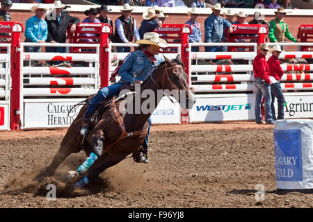 Rodeo, 2015 Calgary Stampede, Calgary, Alberta, Canada. Stock Photo