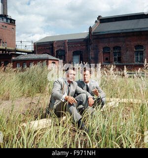 Jerry Cotton: Schüsse aus dem Geigenkasten, Deutschland/Frankreich 1965, Regie: Fritz Umgelter, Darsteller: George Nader Stock Photo