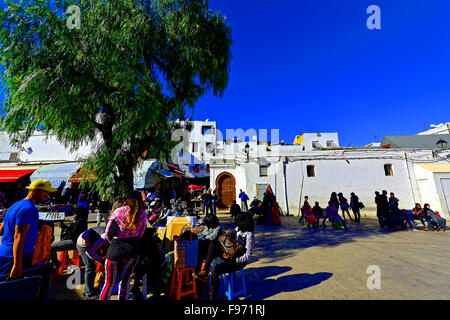 Casablanca Morocco old medina  local shops stalls Stock Photo