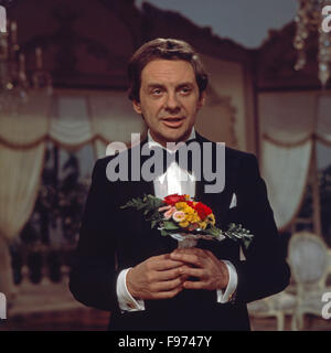 Deutscher Schauspieler Harald Juhnke, Deutschland 1970er Jahre. German actor Harald Juhnke, Germany 1970s. Stock Photo