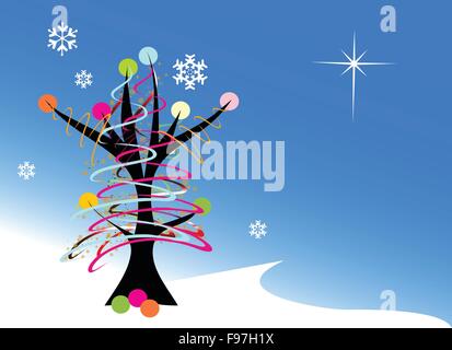 Christmas card design Stock Photo