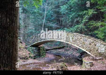 Logan, Ohio - The Old Man's Cave area at Hocking Hills State Park. Stock Photo