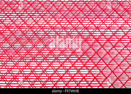 background lines disorderly red on white Stock Photo