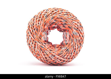 string ball isolated on white Stock Photo