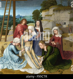 Gerard David - Lamentation Stock Photo