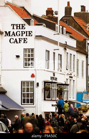 The Magpie cafe, Whitby, North Yorkshire Stock Photo