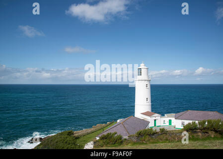 Summer landscape image of Trevose head in Cornwall England Stock Photo