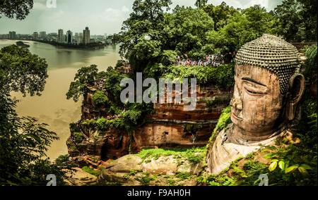 Leshan Giant Buddha Stock Photo