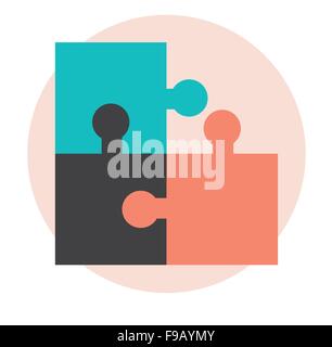Solution Business concept vector design Stock Vector