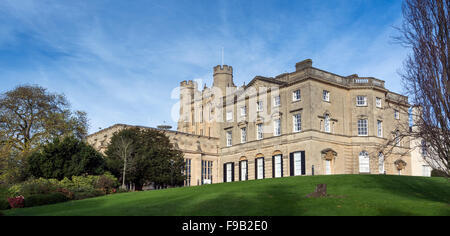 Royal Fort House at the heart of the university of Bristol reflected in ...