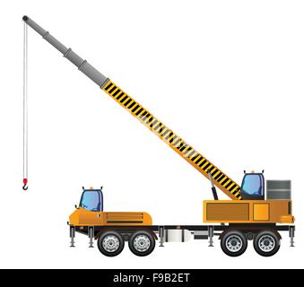 Crane working vector design Stock Vector