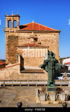 San Pedro de Alcantara statue in Spain Stock Photo