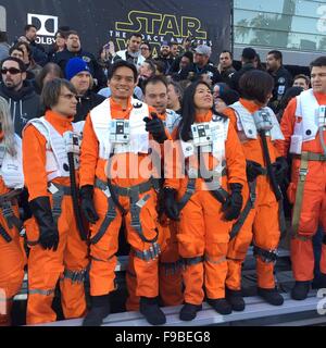 Hollywood, California, USA. 14th Dec, 2015. arrives for the ''Star Wars: The Force Awakens'' World Premiere at the Dolby theater. © Lisa O'Connor/ZUMA Wire/Alamy Live News Stock Photo