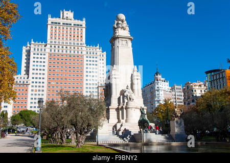 Plaza de España, Madrid, Spain Stock Photo