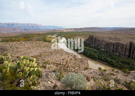 The Hot Springs Trail at Rio Grande Village, Big Bend National Park, Texas Stock Photo