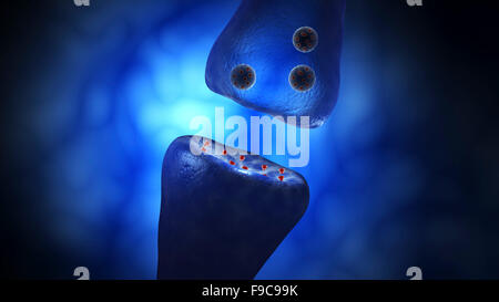 Conceptual image of a neuron Stock Photo - Alamy
