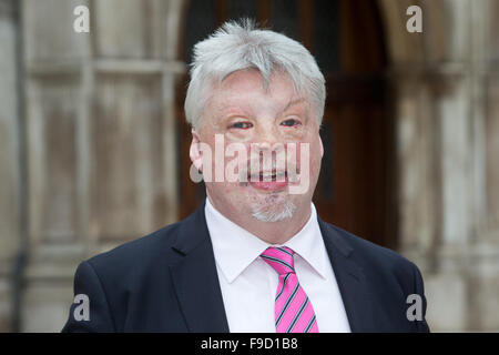 Falklands war veteran,Simon Weston,in the City of London Stock Photo
