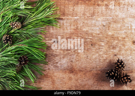 vintage christmas decoration over old wooden background Stock Photo - Alamy