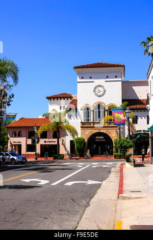 Paseo Nuevo Mall on State Street exudes the Spanish-style charm so ...