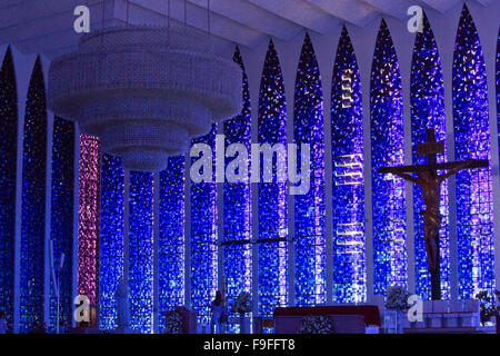 Brasilia, DOM BOSCO sanctuary Stock Photo