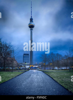 Fernsehturm, Television Tower, Berlin, Germany, Europe Stock Photo